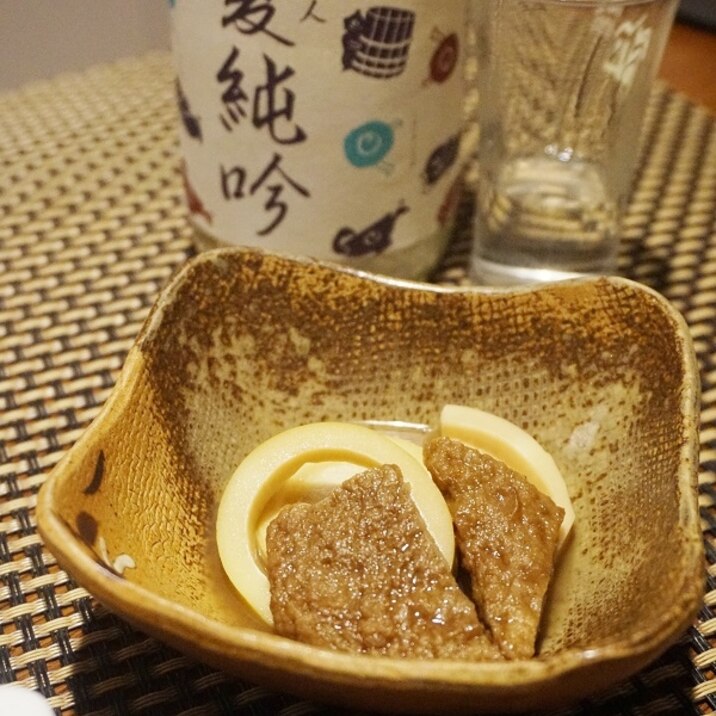 【和歌山食材】はちくとほね天の煮物